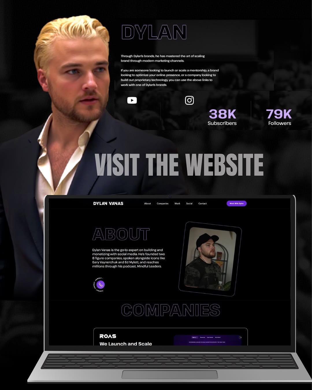 A proud international milestone for BenWorldwide

We are excited to have designed and developed the official website for Dylan Vanas, a globally recognized entrepreneur and business growth consultant based in the United States.
This project allowed us to showcase Sri Lankan digital expertise on a global stage. The website reflects Dylan’s strong personal brand with a clean, professional, and high-impact digital presence.

More than just a website, this project proves that local talent can deliver world-class digital solutions for international leaders.

 #benworldwide #internationalproject #digitalexcellence #websitedevelopment